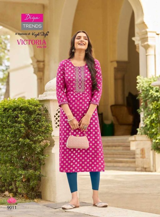 Diya Trends Victoria Vol 9 by Kajal Style Rayon Kurti Catalog 12 Pcs 12 510x692 - Diya Trends Victoria Vol 9 by Kajal Style Rayon Kurti Catalog 12 Pcs
