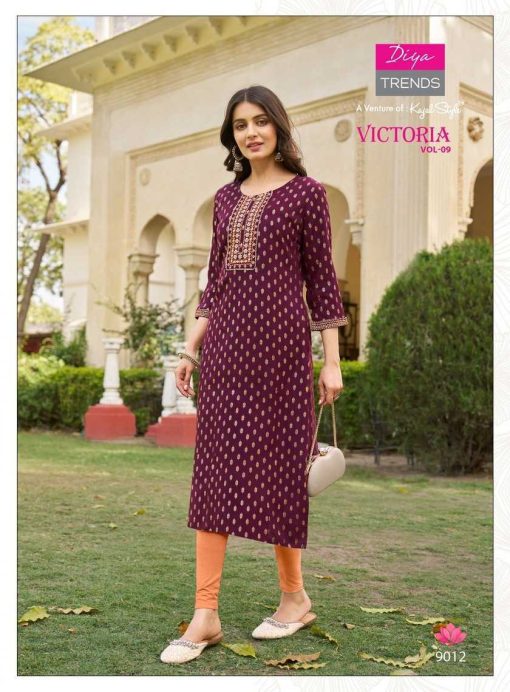 Diya Trends Victoria Vol 9 by Kajal Style Rayon Kurti Catalog 12 Pcs 13 510x692 - Diya Trends Victoria Vol 9 by Kajal Style Rayon Kurti Catalog 12 Pcs