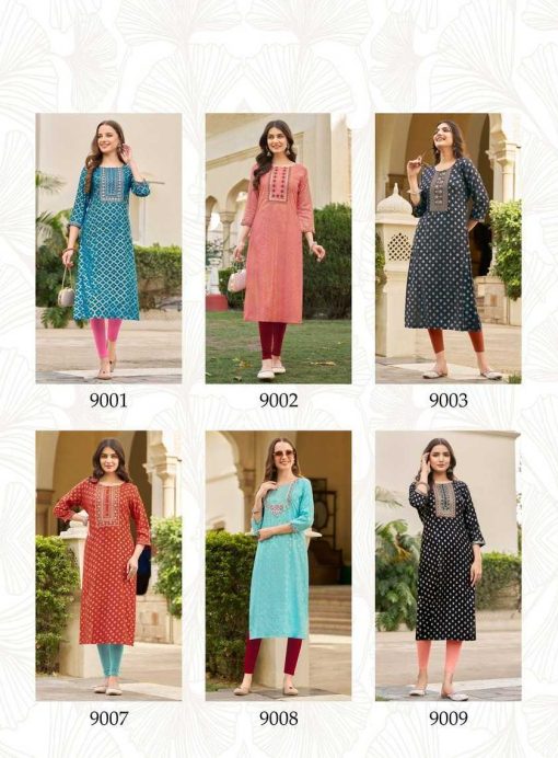 Diya Trends Victoria Vol 9 by Kajal Style Rayon Kurti Catalog 12 Pcs 14 510x692 - Diya Trends Victoria Vol 9 by Kajal Style Rayon Kurti Catalog 12 Pcs
