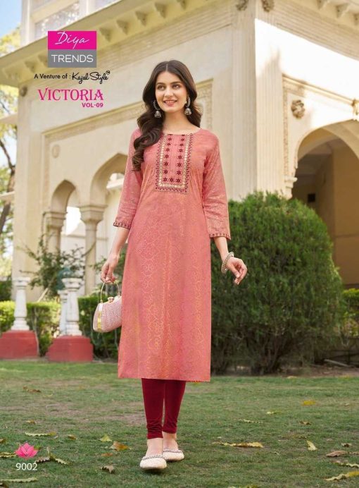 Diya Trends Victoria Vol 9 by Kajal Style Rayon Kurti Catalog 12 Pcs 3 510x692 - Diya Trends Victoria Vol 9 by Kajal Style Rayon Kurti Catalog 12 Pcs