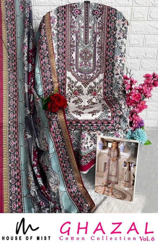 Ghazal Cotton Collection Vol 6 Salwar Suit Catalog 6 Pcs 6 510x797 - Ghazal Cotton Collection Vol 6 Salwar Suit Catalog 6 Pcs