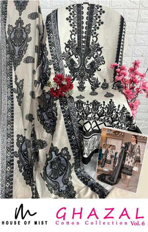 Ghazal Cotton Collection Vol 6 Salwar Suit Catalog 6 Pcs 7 510x797 - Ghazal Cotton Collection Vol 6 Salwar Suit Catalog 6 Pcs