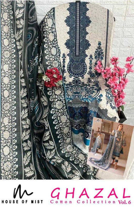 Ghazal Cotton Collection Vol 6 Salwar Suit Catalog 6 Pcs 9 510x797 - Ghazal Cotton Collection Vol 6 Salwar Suit Catalog 6 Pcs