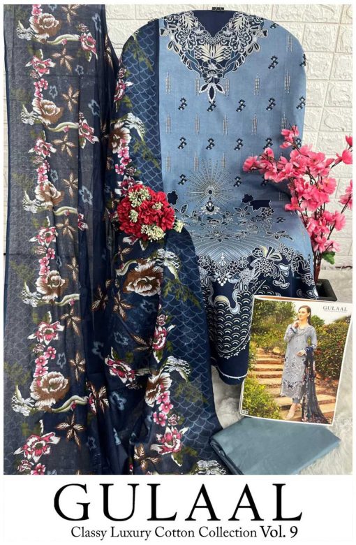 Gulaal Classy Luxury Cotton Collection Vol 9 Salwar Suit Catalog 10 Pcs 31 510x780 - Gulaal Classy Luxury Cotton Collection Vol 9 Salwar Suit Catalog 10 Pcs