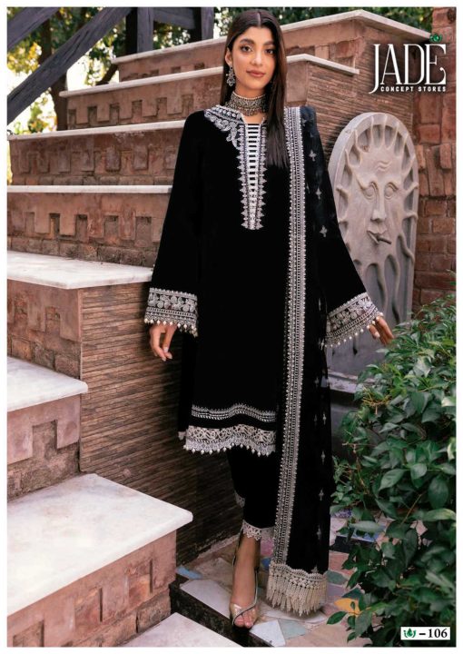 Jade Bin Saeed Black and White Heavy Cotton Collection Salwar Suit Catalog 6 Pcs 7 510x720 - Jade Bin Saeed Black and White Heavy Cotton Collection Salwar Suit Catalog 6 Pcs