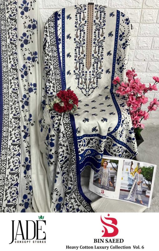 Jade Bin Saeed Heavy Cotton Luxury Collection Vol 6 Salwar Suit Catalog 6 Pcs 9 510x804 - Jade Bin Saeed Heavy Cotton Luxury Collection Vol 6 Salwar Suit Catalog 6 Pcs