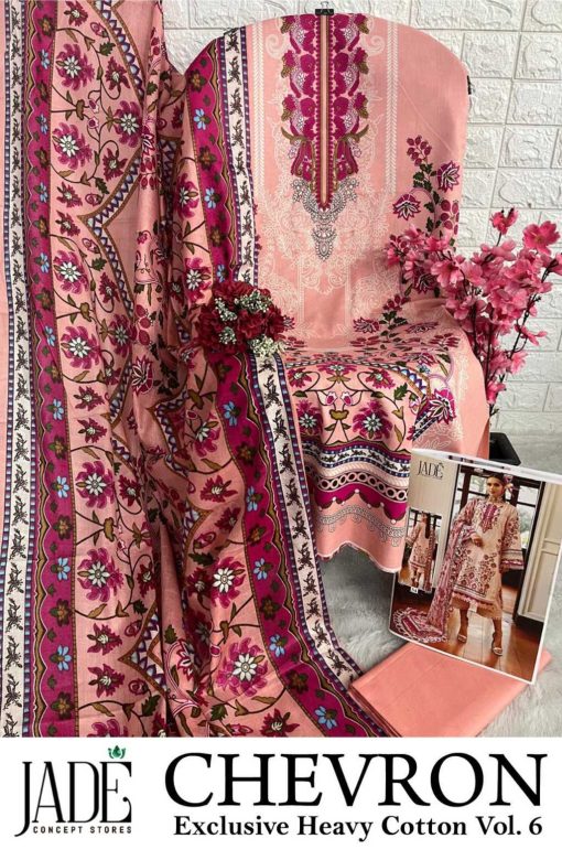 Jade Chevron Exclusive Heavy Cotton Vol 6 Salwar Suit Catalog 6 Pcs 10 510x780 - Jade Chevron Exclusive Heavy Cotton Vol 6 Salwar Suit Catalog 6 Pcs