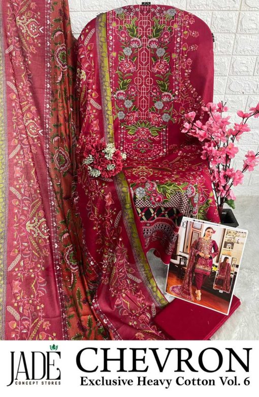 Jade Chevron Exclusive Heavy Cotton Vol 6 Salwar Suit Catalog 6 Pcs 11 510x780 - Jade Chevron Exclusive Heavy Cotton Vol 6 Salwar Suit Catalog 6 Pcs