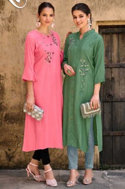 Kalaroop Kaviya by Kajree Fancy Kurti Catalog 6 Pcs