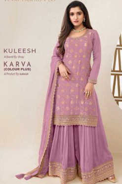 Kuleesh Karva Colour Plus by Vinay Chinon Salwar Suit Catalog 5 Pcs