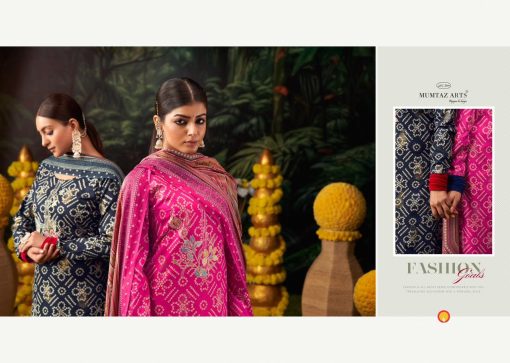 Mumtaz Arts Sahanai Satin Salwar Suit Catalog 4 Pcs 2 510x363 - Mumtaz Arts Sahanai Satin Salwar Suit Catalog 4 Pcs