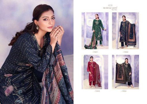 Mumtaz Arts Sitara Satin Salwar Suit Catalog 4 Pcs 10 510x362 - Mumtaz Arts Sitara Satin Salwar Suit Catalog 4 Pcs