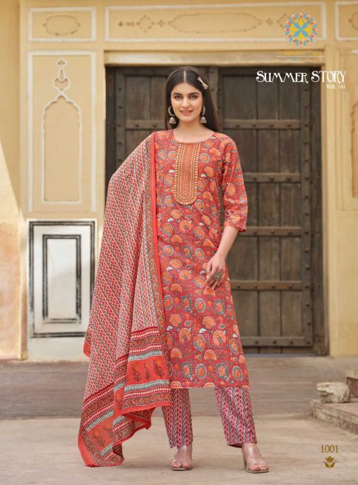 Passion Tree Summer Story Vol 1 Kurti with Dupatta Bottom Cotton Catalog 7 Pcs 2 510x692 - Passion Tree Summer Story Vol 1 Kurti with Dupatta Bottom Cotton Catalog 7 Pcs