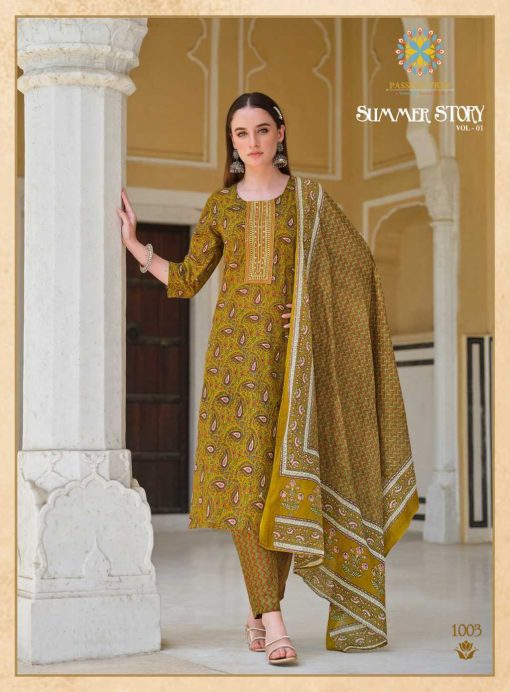 Passion Tree Summer Story Vol 1 Kurti with Dupatta Bottom Cotton Catalog 7 Pcs 4 510x692 - Passion Tree Summer Story Vol 1 Kurti with Dupatta Bottom Cotton Catalog 7 Pcs