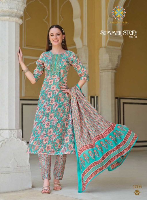 Passion Tree Summer Story Vol 1 Kurti with Dupatta Bottom Cotton Catalog 7 Pcs 7 510x692 - Passion Tree Summer Story Vol 1 Kurti with Dupatta Bottom Cotton Catalog 7 Pcs