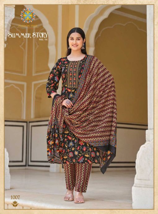 Passion Tree Summer Story Vol 1 Kurti with Dupatta Bottom Cotton Catalog 7 Pcs 8 510x692 - Passion Tree Summer Story Vol 1 Kurti with Dupatta Bottom Cotton Catalog 7 Pcs