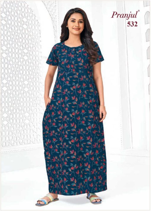 Pranjul Pragati Vol 9 C Nighty Wholesale Catalog 10 Pcs 2XL 8 510x714 - Pranjul Pragati Vol 9 C Nighty Wholesale Catalog 10 Pcs 2XL