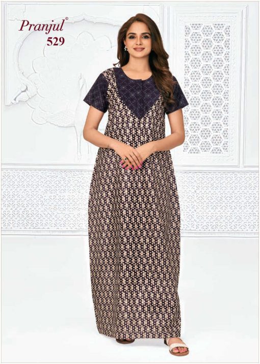 Pranjul Pragati Vol 9 C Nighty Wholesale Catalog 9 Pcs 4XL 5 510x714 - Pranjul Pragati Vol 9 C Nighty Wholesale Catalog 9 Pcs 4XL