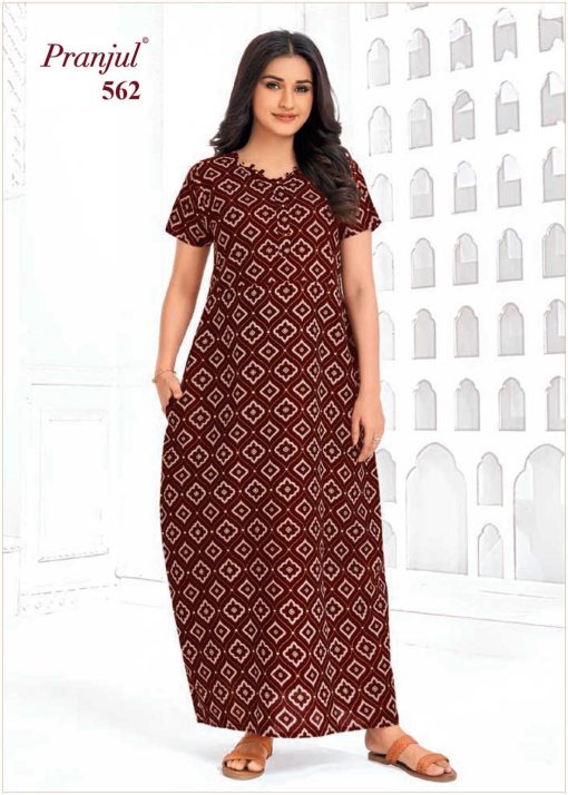 Pranjul Pragati Vol 9 C Nighty Wholesale Catalog 9 Pcs 4XL 8 510x714 - Pranjul Pragati Vol 9 C Nighty Wholesale Catalog 9 Pcs 4XL