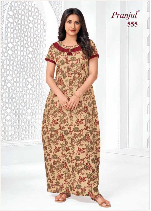 Pranjul Pragati Vol 9 D Nighty Wholesale Catalog 10 Pcs L10 510x714 - Pranjul Pragati Vol 9 D Nighty Wholesale Catalog 10 Pcs L