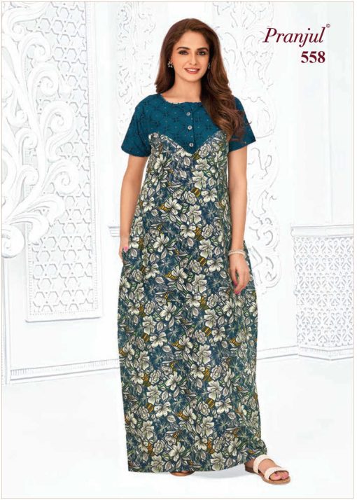 Pranjul Pragati Vol 9 D Nighty Wholesale Catalog 9 Pcs 4XL 8 510x714 - Pranjul Pragati Vol 9 D Nighty Wholesale Catalog 9 Pcs 4XL