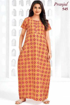 Pranjul Pragati Vol 9 E Nighty Wholesale Catalog 10 Pcs XL