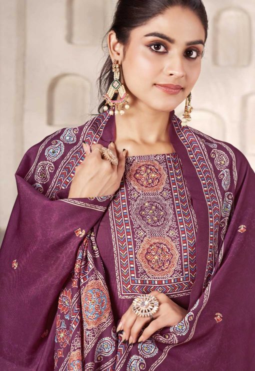 Qasr Farida Muslin Readymade Salwar Suit Catalog 8 Pcs 16 510x740 - Qasr Farida Muslin Readymade Salwar Suit Catalog 8 Pcs