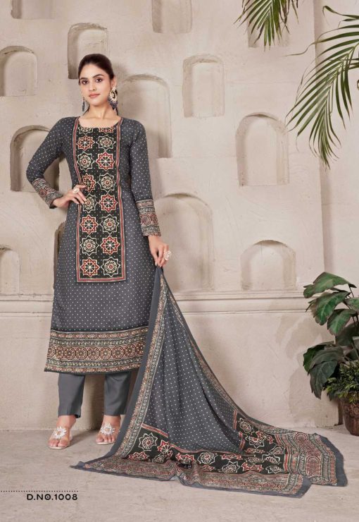 Qasr Farida Muslin Readymade Salwar Suit Catalog 8 Pcs 17 510x740 - Qasr Farida Muslin Readymade Salwar Suit Catalog 8 Pcs