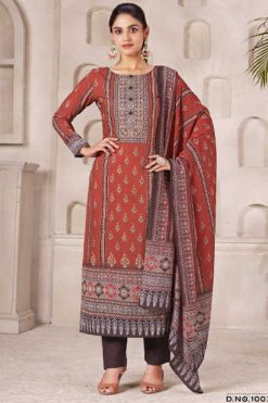 Qasr Farida Muslin Readymade Salwar Suit Catalog 8 Pcs