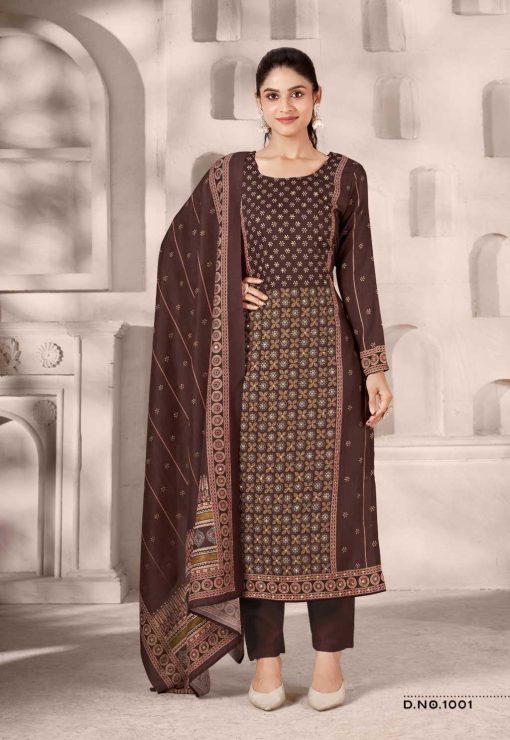 Qasr Farida Muslin Readymade Salwar Suit Catalog 8 Pcs 4 510x740 - Qasr Farida Muslin Readymade Salwar Suit Catalog 8 Pcs