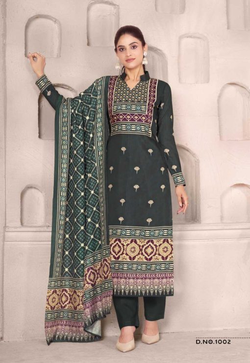 Qasr Farida Muslin Readymade Salwar Suit Catalog 8 Pcs 5 510x740 - Qasr Farida Muslin Readymade Salwar Suit Catalog 8 Pcs