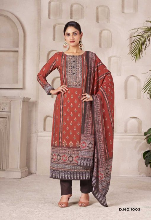 Qasr Farida Muslin Readymade Salwar Suit Catalog 8 Pcs 8 510x740 - Qasr Farida Muslin Readymade Salwar Suit Catalog 8 Pcs