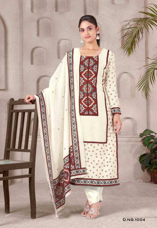 Qasr Farida Muslin Readymade Salwar Suit Catalog 8 Pcs 9 510x740 - Qasr Farida Muslin Readymade Salwar Suit Catalog 8 Pcs