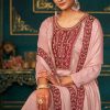 Qasr Flower Satin Readymade Salwar Suit Catalog 8 Pcs