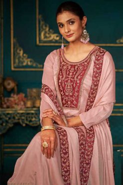 Qasr Flower Satin Readymade Salwar Suit Catalog 8 Pcs 247x371 - Surat Fabrics