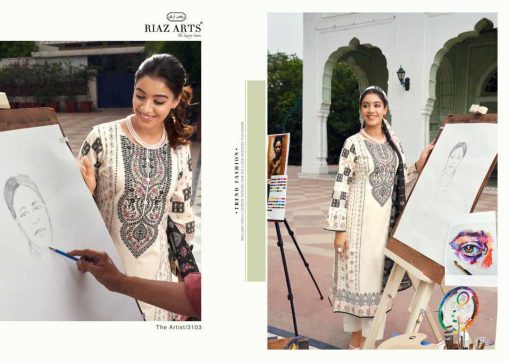 Riaz Arts The Artist by Mumtaz Arts Lawn Salwar Suit Catalog 8 Pcs 8 510x362 - Riaz Arts The Artist by Mumtaz Arts Lawn Salwar Suit Catalog 8 Pcs