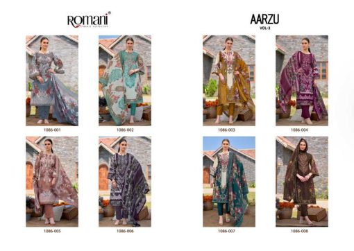 Romani Aarzu Vol 3 Cotton Salwar Suit Catalog 8 Pcs 12 510x362 - Romani Aarzu Vol 3 Cotton Salwar Suit Catalog 8 Pcs