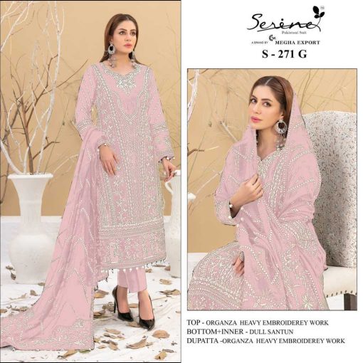 Serene S 271 E H Organza Salwar Suit Catalog 4 Pcs 1 510x510 - Serene S 271 E-H Organza Salwar Suit Catalog 4 Pcs