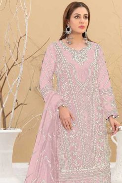 Serene S 271 E-H Organza Salwar Suit Catalog 4 Pcs