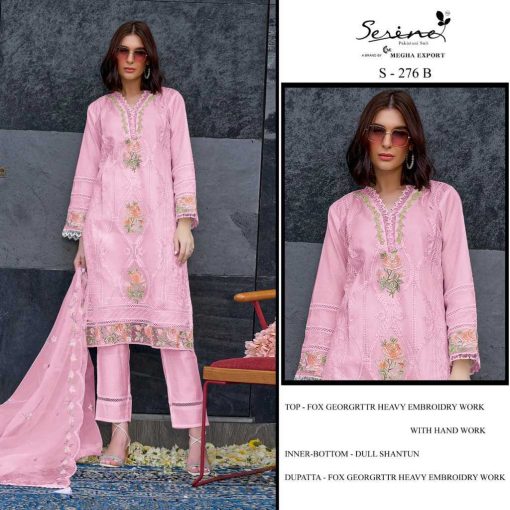 Serene S 276 A D Georgette Salwar Suit Catalog 4 Pcs 1 510x510 - Serene S 276 A-D Georgette Salwar Suit Catalog 4 Pcs