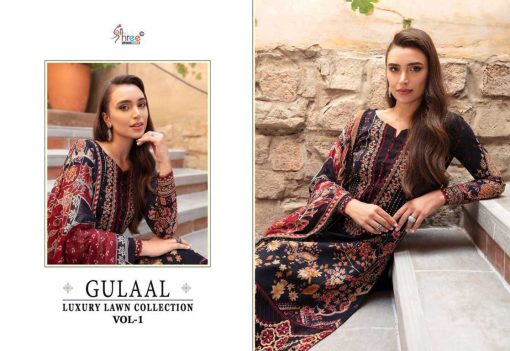 Shree Fabs Gulaal Luxury Lawn Collection Vol 1 Chiffon Cotton Salwar Suit Catalog 7 Pcs 12 510x351 - Shree Fabs Gulaal Luxury Lawn Collection Vol 1 Chiffon Cotton Salwar Suit Catalog 7 Pcs