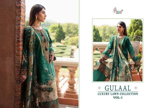 Shree Fabs Gulaal Luxury Lawn Collection Vol 1 Chiffon Cotton Salwar Suit Catalog 7 Pcs 14 510x351 - Shree Fabs Gulaal Luxury Lawn Collection Vol 1 Chiffon Cotton Salwar Suit Catalog 7 Pcs