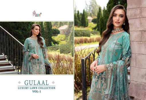 Shree Fabs Gulaal Luxury Lawn Collection Vol 1 Chiffon Cotton Salwar Suit Catalog 7 Pcs 2 510x351 - Shree Fabs Gulaal Luxury Lawn Collection Vol 1 Chiffon Cotton Salwar Suit Catalog 7 Pcs