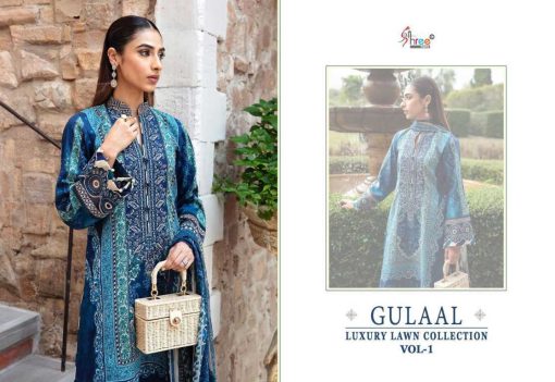 Shree Fabs Gulaal Luxury Lawn Collection Vol 1 Chiffon Cotton Salwar Suit Catalog 7 Pcs 5 510x351 - Shree Fabs Gulaal Luxury Lawn Collection Vol 1 Chiffon Cotton Salwar Suit Catalog 7 Pcs