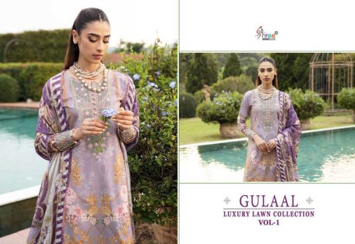 Shree Fabs Gulaal Luxury Lawn Collection Vol 1 Chiffon Cotton Salwar Suit Catalog 7 Pcs 9 510x351 - Shree Fabs Gulaal Luxury Lawn Collection Vol 1 Chiffon Cotton Salwar Suit Catalog 7 Pcs