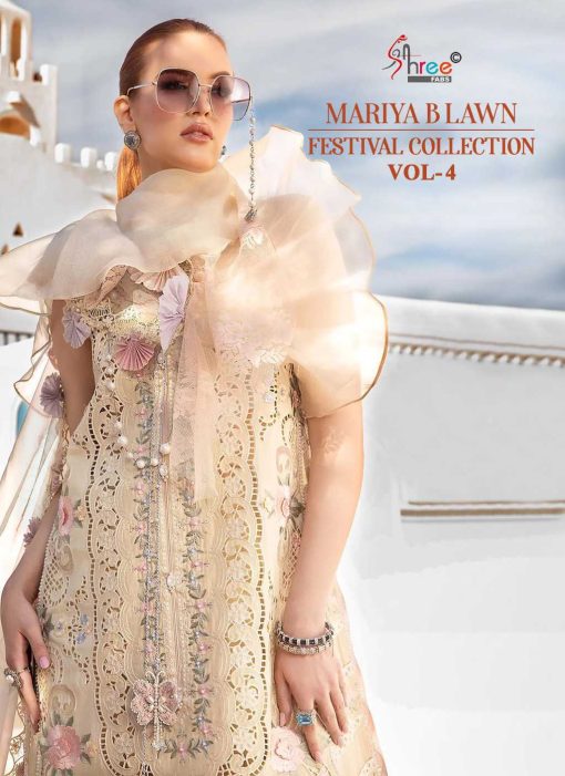 Shree Fabs Mariya B Lawn Festival Collection Vol 4 Chiffon Cotton Salwar Suit Catalog 5 Pcs 1 510x701 - Shree Fabs Mariya B Lawn Festival Collection Vol 4 Chiffon Cotton Salwar Suit Catalog 5 Pcs