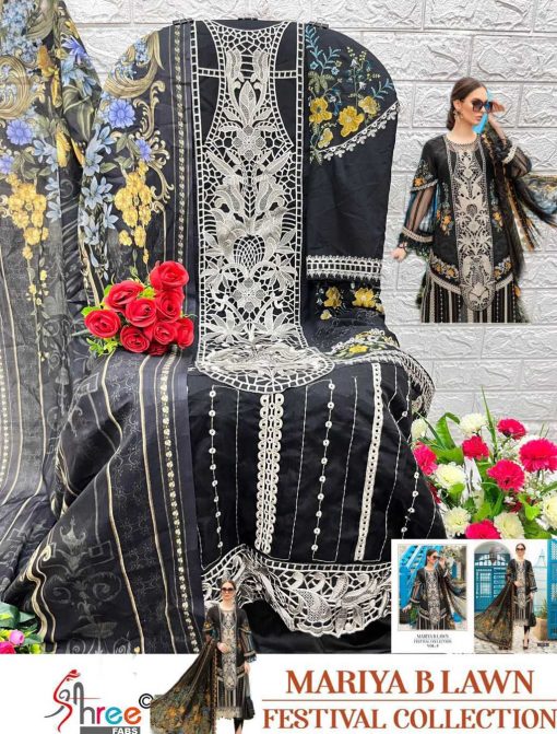 Shree Fabs Mariya B Lawn Festival Collection Vol 4 Chiffon Cotton Salwar Suit Catalog 5 Pcs 14 510x671 - Shree Fabs Mariya B Lawn Festival Collection Vol 4 Chiffon Cotton Salwar Suit Catalog 5 Pcs