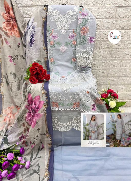 Shree Fabs Mariya B Lawn Festival Collection Vol 5 Chiffon Cotton Salwar Suit Catalog 4 Pcs 10 510x703 - Shree Fabs Mariya B Lawn Festival Collection Vol 5 Chiffon Cotton Salwar Suit Catalog 4 Pcs