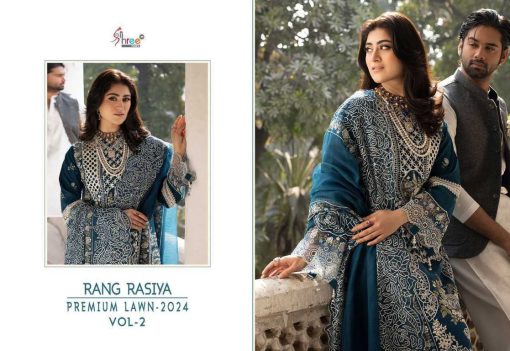 Shree Fabs Rang Rasiya Premium Lawn 2024 Vol 2 Chiffon Cotton Salwar Suit Catalog 6 Pcs 4 510x351 - Shree Fabs Rang Rasiya Premium Lawn 2024 Vol 2 Chiffon Cotton Salwar Suit Catalog 6 Pcs
