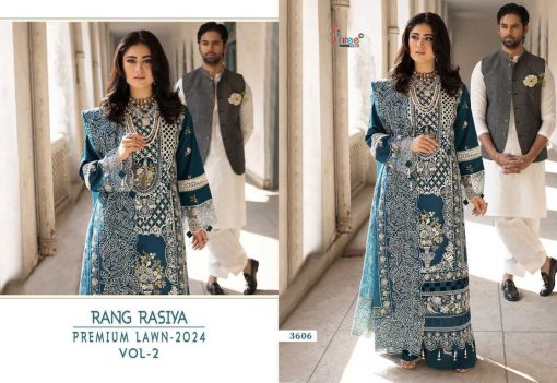 Shree Fabs Rang Rasiya Premium Lawn 2024 Vol 2 Chiffon Cotton Salwar Suit Catalog 6 Pcs 5 510x351 - Shree Fabs Rang Rasiya Premium Lawn 2024 Vol 2 Chiffon Cotton Salwar Suit Catalog 6 Pcs